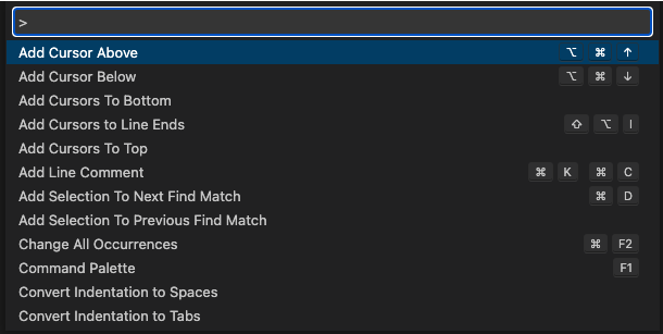 More advanced commands