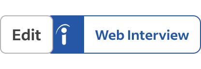 Web Interview button overlaps with other UI